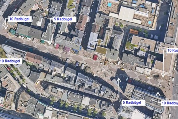 Übersichtsplan: Geoportal Frankfurt, Google Street View; Anmerkungen: Alexander Mitsch