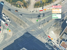 Platz der Republik: Vorschlag zur Aufstellung von Haltegriffen, Fußbänken und Drive-by-Mülleimern/Geoportal Frankfurt, Alexander Mitsch