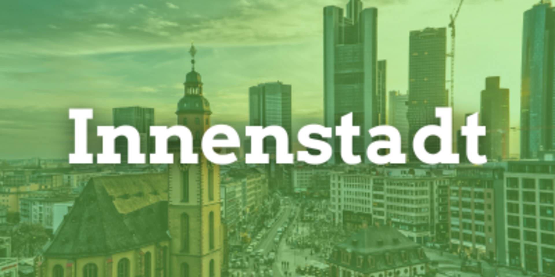 Die GRÜNEN in der Innenstadt