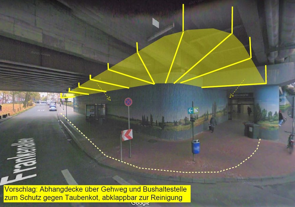 Bild: Visualisierung einer Schmutzfang-Abhangdecke – Alexander Mitsch